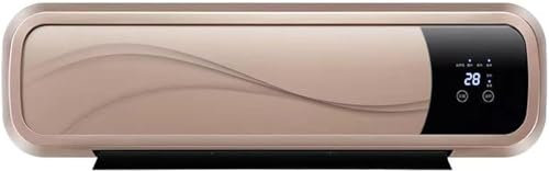 Electric Downflow Heater 3000W - Wall Mounted Over Door Heater with Air Curtain, Fan, Thermostat, LED Display, Timer & Remote Control