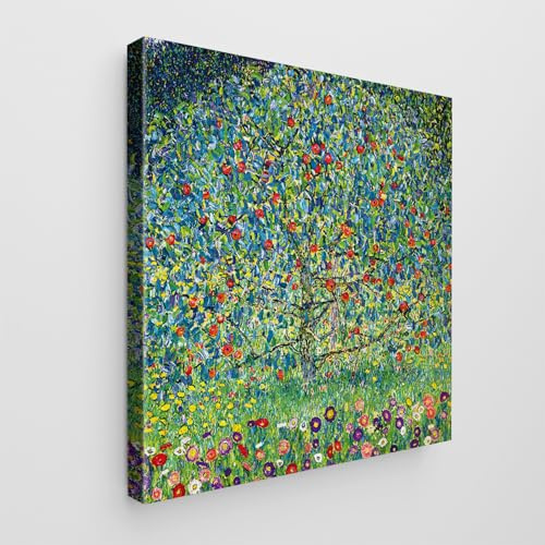 Giallobus - Gemälde - Gustav Klimt - Art Klimt - Standardleinwand - 70x70-02 - Apfelbaum I - Bereit zum Aufhängen - Moderne Gemälde
