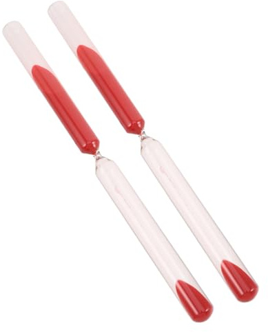 UKCOCO 2piezas Tubo De Reloj De Arena para Sauna De Decoración De Sauna Accesorios De SPA Reloj De Arena para Baño Herramienta De Temporización Decoración De Pared De Baño