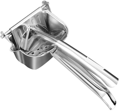 Spremiagrumi manuale in acciaio inox per agrumi e frutta multifunzione e schiacciapatate strumento essenziale da cucina per negozi di succhi di frutta, tè al latte e uso domestico