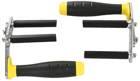 - Supporto per legno – 2 x sollevatori a piastre ad alte prestazioni, impugnatura ergonomica, sollevatore a piastre con manico regolabile | Attrezzo multifunzione per il trasporto di carichi per