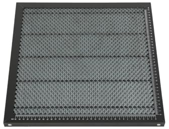 Table laser en nid d'abeille 350 mm x 350 mm - Table de travail pour dissipation rapide de la chaleur et protection de bureau - Accessoire pour découpe laser
