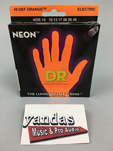 Dr Strings noe79 9–52 Lite Set Handmade Neon High Definition orange COATED 7-saitige E-Saiten