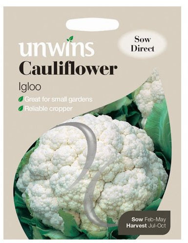 Unwins Cauliflower Igloo Seeds