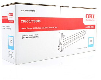 Oki Original 43449015 / C8600, für C 8800 N Premium Trommel, Cyan, 20000 Seiten
