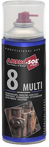Ambro-Sol Multi8 Lubrificante Mulitfunzione, Multicolore, 400 ml
