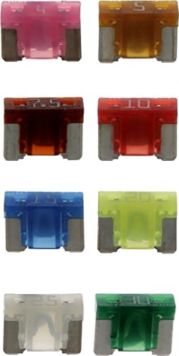 Restagraf - Assortiment de Fusible Plat Low Profil Mini - Protection Circuit Électrique de 4 à 30 A et 58 V - Pour l'Automobile et l'Industrie - Réf. 17160 - Sachet de 16