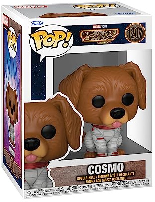 Funko Pop! Vinyl: Marvel - Guardians of The Galaxy 3 - Cosmo The Space Dog - Vinyl-Sammelfigur - Geschenkidee - Offizielle Handelswaren - Spielzeug Für Kinder und Erwachsene - Movies Fans