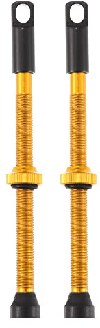 X AUTOHAUX Tiges De Valve Tubeless 2pcs pour Vélo Aluminium Alliage