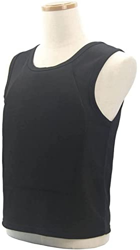 Kugelsichere Weste, 3A Klasse 1, tragbar, super Bequeme, stichfeste Westen, leicht, wasserdicht, atmungsaktiv M Black