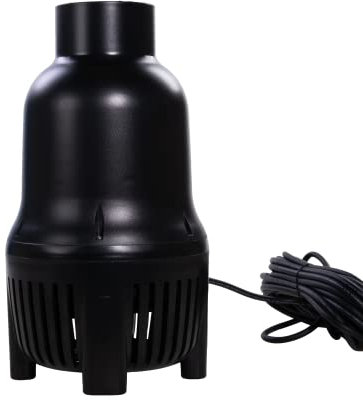 AquaForte HighFlow 30.000 Teichpumpe, 225 Watt, Max. Fördermenge 30 m3 pro Stunde, Förderhöhe 3,5 m, Auslass 90 mm, Extra hohe Fördermenge, 6 mm Schmutzpartikel, Geeignet für Koi-Teiche und Fischzucht