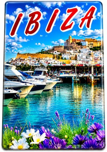 Imán Ibiza Souvenir España Souvenir Islas Baleares Ibıza Imán para nevera 111105
