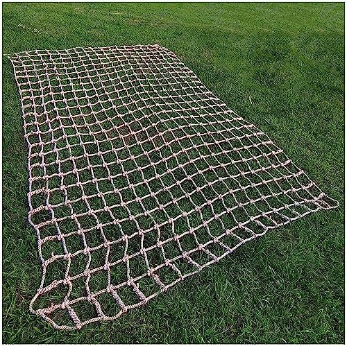 Kanduo JSY Kinder-Klettergerüst-Netz, schützendes Sicherheitsnetz, Kletter-Frachtnetz, Seilleiter, Polyamid-Netz for drinnen und draußen for Spielplatz Baumhaus (Size : 4 * 6m(12.12 * 18.18ft))