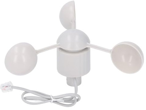 3-Tassen-Anemometer-Geschwindigkeitsmesssensor mit RJ11-Anschluss, Windrichtungsmesser Zur Wetterüberwachung und -messung