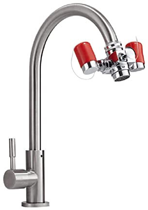 Augendusche mit Schlauchspray, Notfall-Augendusche zur Befestigung am Waschbecketigung am Waschbecken, Augendusche mit Wasserhahnmontage für Labor, Fabrik, Industriegelände, Büro und Zuhause