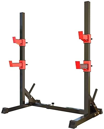 PUFAHAU Großes Multifunktions-Langhantelregal, Herren-Fitness-Langhantelregal, multifunktionales Regal, Kniebeugenständer, Bankdrücken, kostenlose Kniebeugen, Fitnessgeräte, Heim-Innen-Fitnessstudio