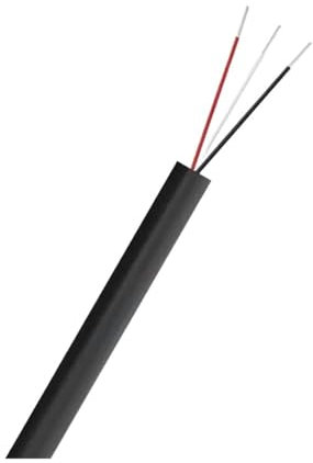 Wire and cable Câbles d'extension LED 2 3 4 5 6 7 8 9 10 fils flexibles gainés en PVC 12V, câble automobile for haut-parleur Audio, bande lumineuse LED Twisted pair shielded cable(3 Core-Black,5M_22 A