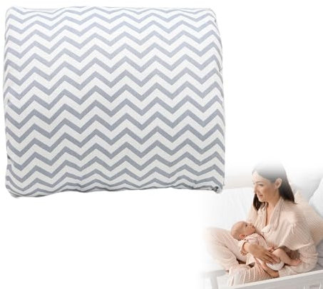 Nursing Pillow, Mini Nursing Pillow Baby, Striped Breastfeeding Arm Pillow, Cotton Breastfeeding Pillow, Cuddly Cradle Pillow Made of Soft Cotton, Cosy Arm Pillow for Baby, Gift for Mothers