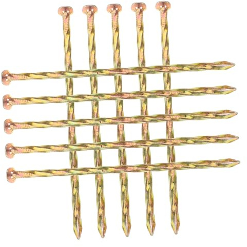 VICASKY 10pièces Piquets De Bordure pour Gazon Artificiel Clous De Fixation pour Gazon Synthétique Conception Spirale Facile à Installer Utilisation Extérieure
