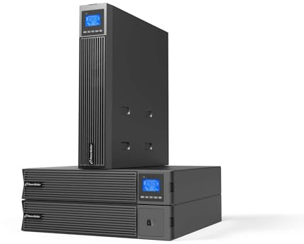 PowerWalker UPS VFI 3000 ICR IoT 3000w Rackmount Uninterruptible Power Supply (8 Outlets IEC, Power Factor 1, Hot-Swap Batteries, OBM)