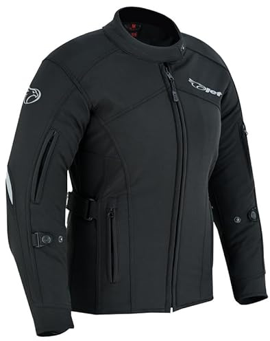 Jet Ladies Womens Softshell Motorcycle Motorbike Hoody Lightweight Riding Jacket with Removable Protectors Windproof & Water-Resistant Stylish Women’s Biker Hoodie COUTURE