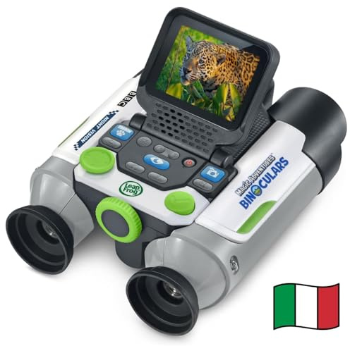 VTech Video Binocolo Interattivo, Binocolo Bambini con 6 Modalità di Gioco, Schermo LCD a Colori, Oltre 700 Contenuti BBC Integrati, Visione Notturna, Lingua Italiana, Batterie Incluse, 5-12 Anni