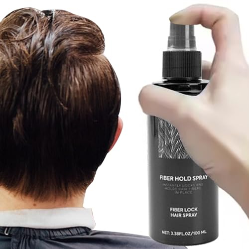 Spray impermeabile per fibra capillare – Spray resistente all'acqua – 100 ml di ad asciugatura rapida per styling di lunga durata in caso di sudore e macchie luminose, barba unisex
