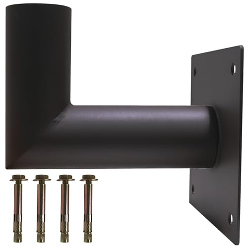 Lumières LED pour support mural à 90 degrés, robuste, design en forme de L, métal noir, comprend des vis de montage, parfaites pour les feux de stationnement, les projecteurs de lumières, et les