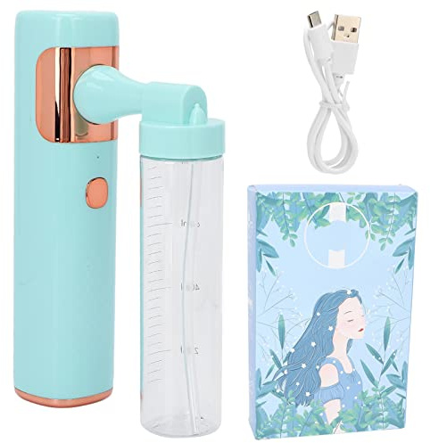 Pulverizador de mano pequeño, portátil, recargable, atomizador eléctrico (verde)
