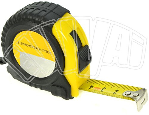 3 MT - 16 MM FLESSOMETRO CON STOP METRO FLESSIBILE A NASTRO RULLINA MISURAZIONE