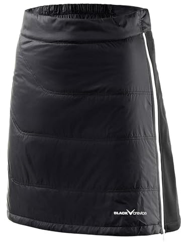 Black Crevice Damen Skirock, schwarz, Gr. 40