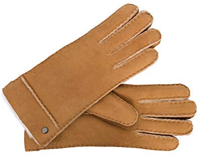 Roeckl Lammfellhandschuhe beige Gr. 6,5