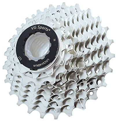 VG SPORTS 8/9/10/11 Speed Cassette 11-25T/11-28T/11-32T/11-36T/11-40T/11-42T Bicycle Cassette Fit for Mountain Bike/Road Bike Cassette Compatible with Shimano Sram