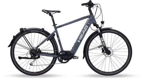 HEAD Herren e Revelo II e5000 Trekking-Ebike, Grau matt, 50 cm