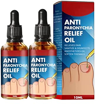 2PCS GFOUK German Toenailplus Anti Paronychia Relief Oil, NailPro Anti-Paronychia-Hilfsöl, Nagel Pflegeöle Für Eingewachsene Zehennägel, Nagelpflege und Behandlung