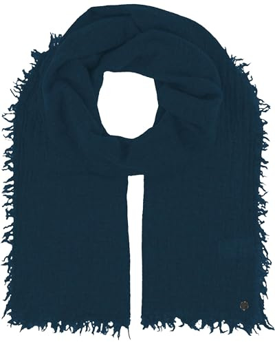FRAAS Damen-Schal 70 x 180 cm - Modische Stola mit Fransen aus Wolle - Perfekt für jedes Outfit