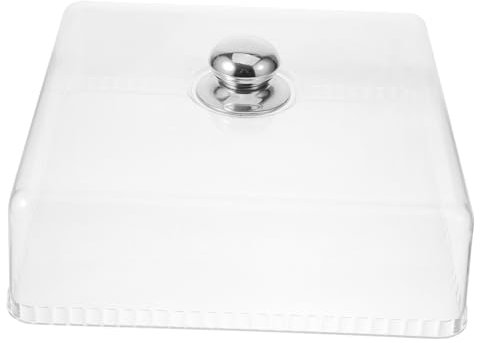 FELTECHELECTR Lebensmittelabdeckung Kuppel Kuchenabdeckung Acryl Kuchenform Schutzdeckel Für Buffet 30x30x9 3cm