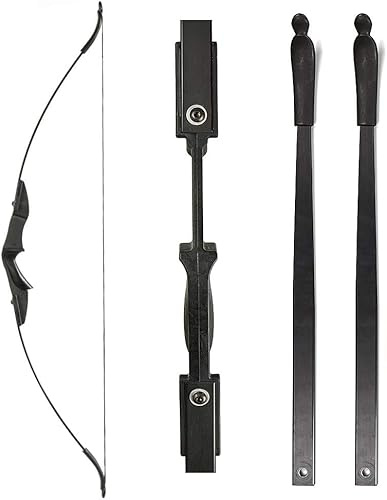 53 Takedown Recurve Bow and Arrow Set Adult 30/40LBS Archery Right & Left Hand Archery Target Practice Outdoor Hunting (bow, 40lbs)