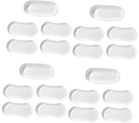 UKCOCO 20stücke Toilettensitz Stoßdämpfer Pads Transparente Möbelpuffer Zur Geräuschdämpfung Und Schutz Vor Kratzern Geeignet Für Schränke Türen