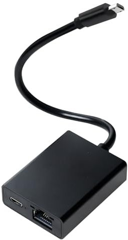 Ethernet Adapter for Fire TV Stick,Micro USB to RJ45 Ethernet Network Adapter,High Speed Internet Optimizer up to 100 Mbps for 4K Fire Stick,Chromecast,Google Home Mini and More Streaming TV Sticks