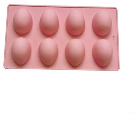 Ostereier Schäfer-Mouds Silikon Dessert Form DIY Schokoladeneier Kuchen Dekor Osterei Formen Backzubehör Home Küche Backgeschirr Ei Muster Formen Süßigkeiten Gebäck Mouds(pink)