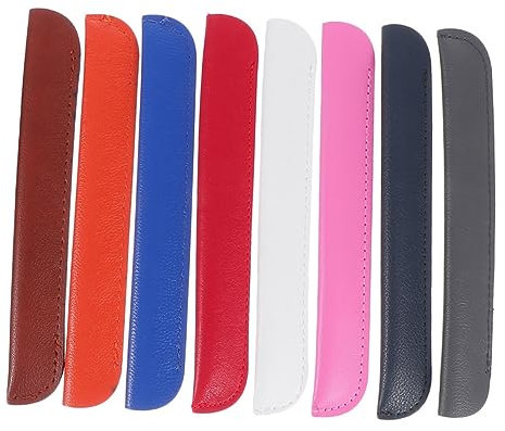 Tofficu 8stücke Praktische Stiftbeutel Für Pencil Schutz Taschen Gemischten Farben Leicht Und Tragbar Für Schule Und Büro Schützt Ihre Schreibgeräte Zuverlässig