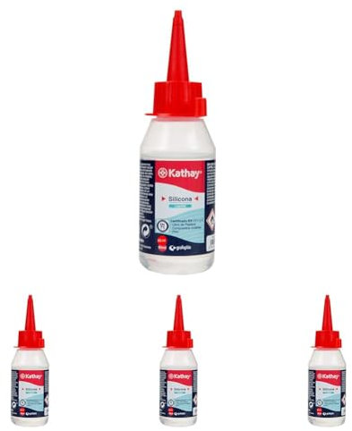 Kathay Silicona líquida, 60 ml (Paquete de 4)