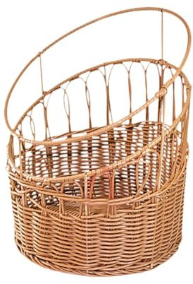 perfeclan Cesto di Pasqua portatile Multifunzionale Cesto di pane grazioso Cesto di pane Pasqua Pestro Pesti Regalo per i compleanni della cucina da picnic