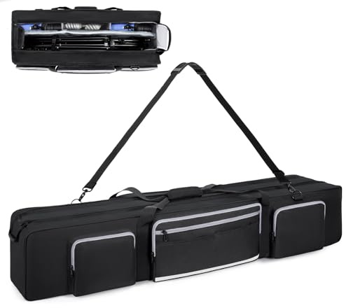 OUUTMEE Sac de Transport pour Trépied 103CM, Antidérapants, Étanche | Bandoulière et Poignée, Séparateurs Amovibles, Pour Trépieds, Monopods et Accessoires