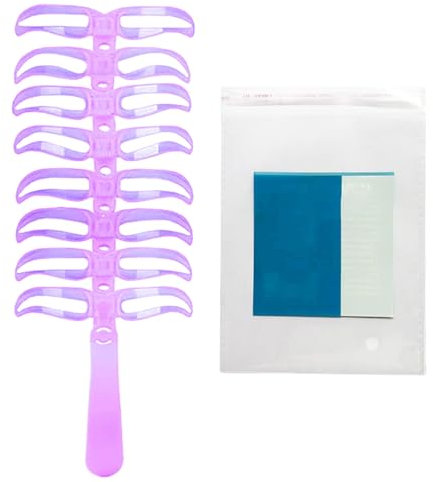 Stencil Per Sopracciglia,Otto Stili Trucco Sopracciglia | Stencil Lavabili E Portatili Per Viaggio Uso Quotidiano Feste E Appuntamenti Serali