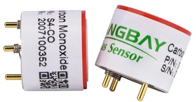 TIEOAXFT Capteur de monoxyde de Carbone CO S4-CO, résolution UART, Signal de Tension analogique, Faible consommation d'énergie for détecteur de gaz, 1 pièce
