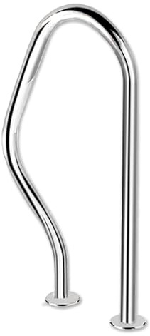 Échelle de piscine hors sol robuste, base à montage rapide pour une installation facile, supporte 113,4 kg, idéale pour les piscines intérieures et extérieures et les parcs aquatiques