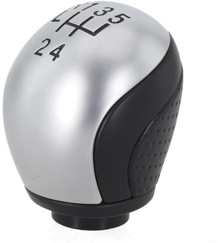 GANCEI Pomo de palanca de cambios de coche de 5/6 velocidades para C5 2001-2008 407 RCZ, forma de bola ergonómica, fácil instalación (5 velocidades)