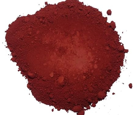 OptiPrixMat Pigment Oxyde de Fer Rouge - Colorant poudre – Poudre Colorante Minérale –1kg – pour béton, plâtre, peintures, etc